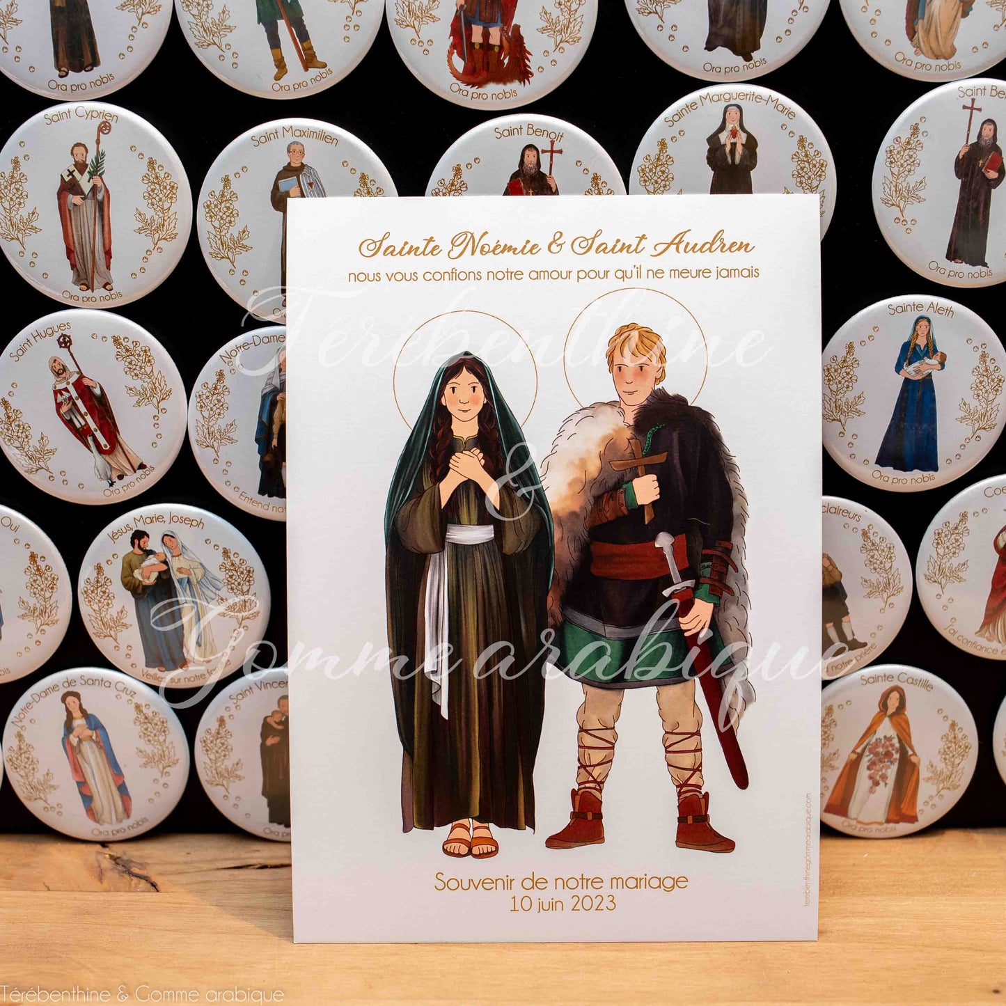 "Saints patrons des mariés" à personnaliser