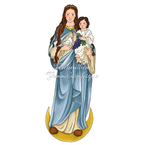 Vierge aux raisins