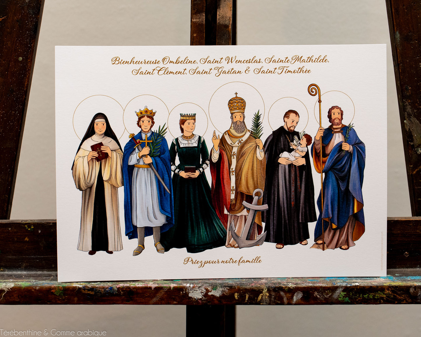 "Famille de Saints" à personnaliser