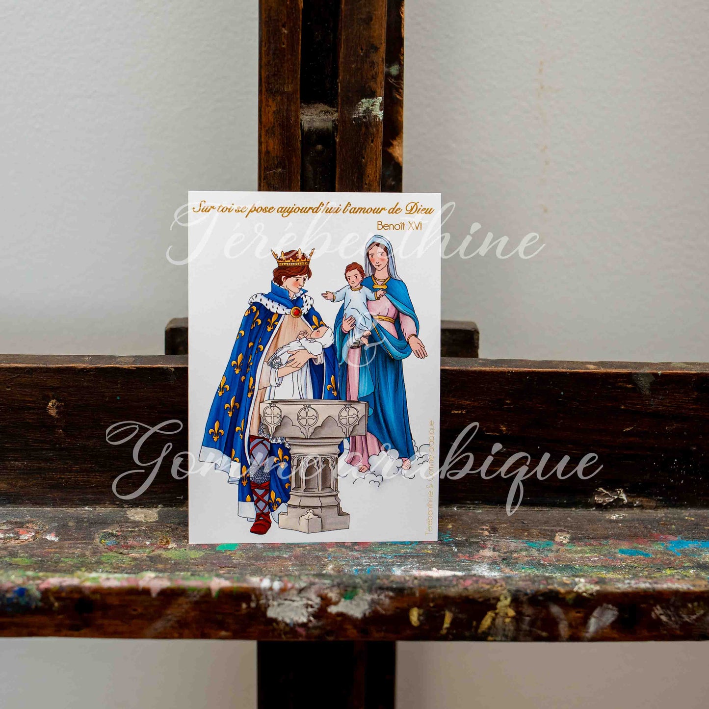 Baptême avec Saint Louis